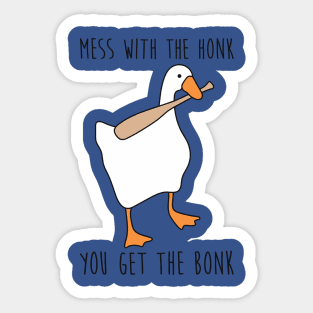 untitled goose game Sticker